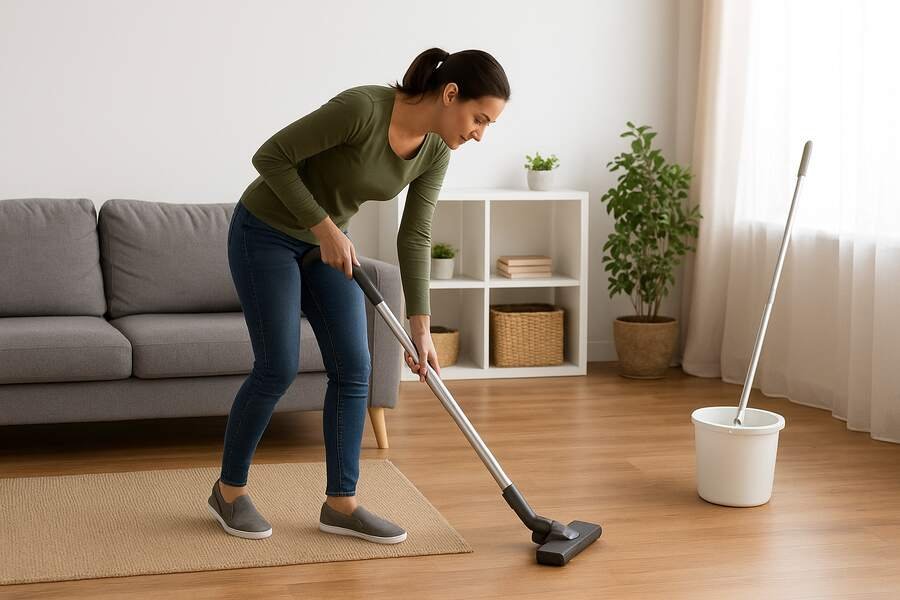 5 House Cleaning Tasks Managed Without Hurting Your Back