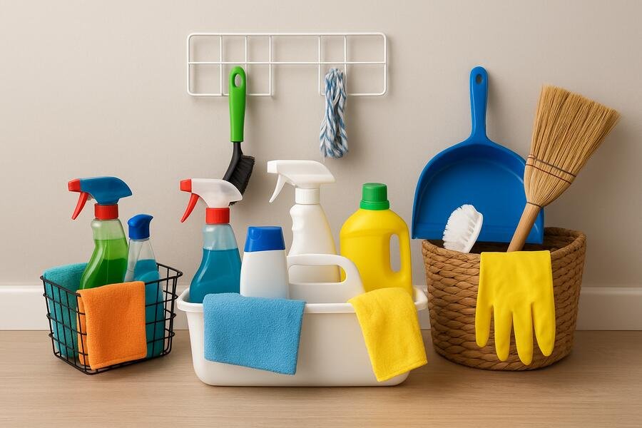 Creative Ways to Arrange All of Your Cleaning Supplies